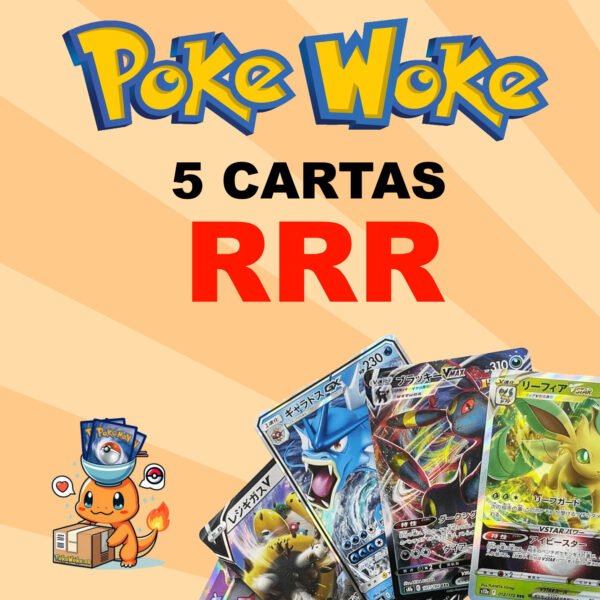 Sobre 5 cartas 3R- RRR - Japonés - Cartas Pokemon Originales